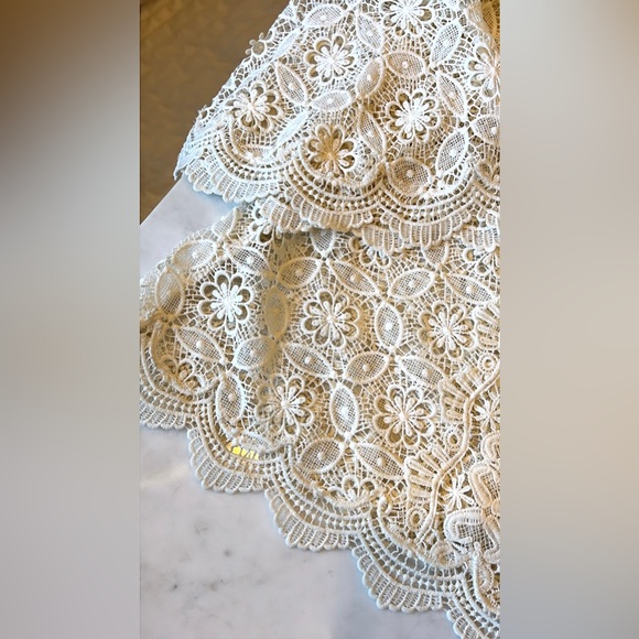 Free People Guipure Lace Mini Dress - Picture 4 of 12